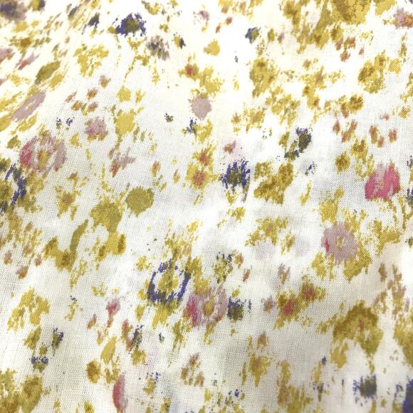 J. CREW Cotton-Voile Button-Front Top Women XL Soft Posies Cottage Fairy Preppy - Picture 8 of 14